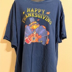 Gildan Dark Blue Thanksgiving Turkey Tee